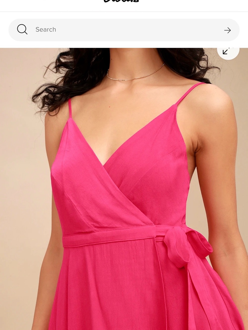 Lulus Camden Fuchsia Wrap Skort Dress - Picture 4 of 7